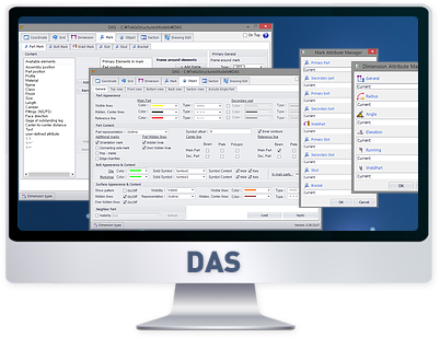 도면설정 및 치수선 설정